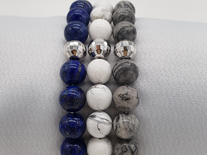 Ready To Help Your Favorite Team Take It To The House?? Here’s the Blue and Silver Lucky Sports Bracelet Magically Created Just For You...