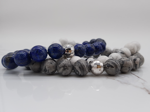 Ready To Help Your Favorite Team Take It To The House?? Here’s the Blue and Silver Lucky Sports Bracelet Magically Created Just For You...