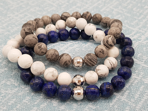 Ready To Help Your Favorite Team Take It To The House?? Here’s the Blue and Silver Lucky Sports Bracelet Magically Created Just For You...