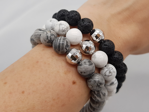 Ready To Help Your Favorite Team Take It To The House?? Here’s the Lucky Silver and Black Sports Bracelet Magically Created Just For You...