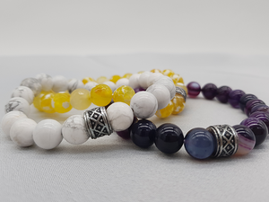 Ready To Help Your Favorite Team Slam Dunk the Competition?? Here’s the Lucky Purple and Gold Sports Bracelet Magically Created Just For You...